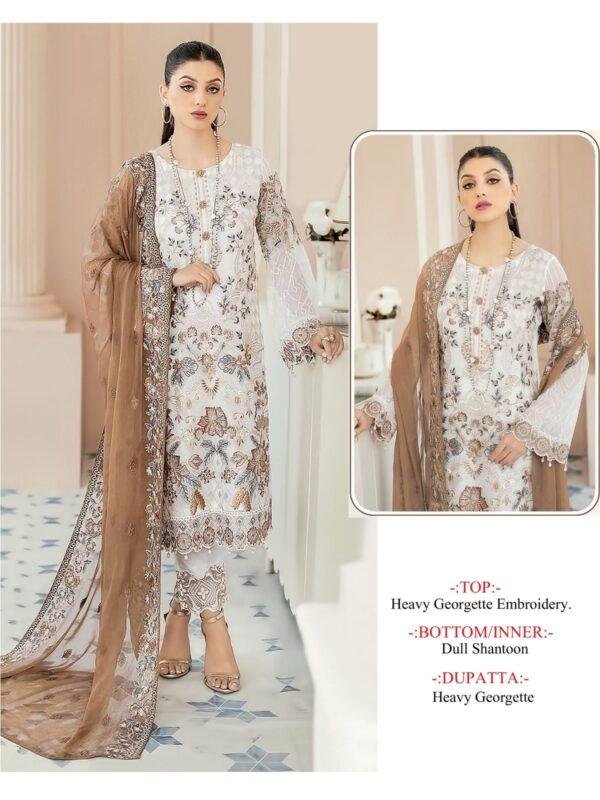 Designer Pakistani Suit with Embroidery Sequence work