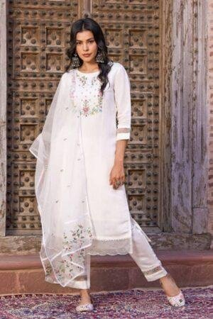 VISCOSE CHANDERI WITH SEQUENCES