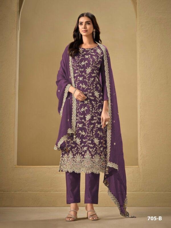 Chinon Salwar Kameez Suit - Image 2