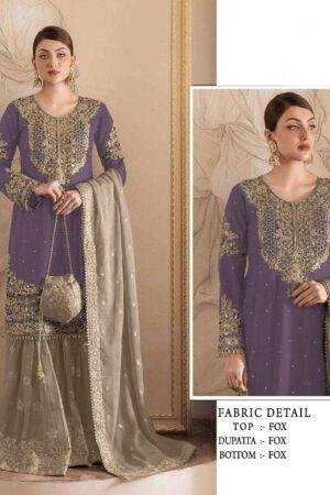 Designer Pakistani Suit with Embroidery