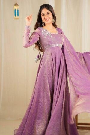 Heavy Designer Party Wear Look Gown