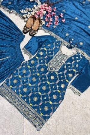 Pure Heavy Chinnon Silk With Heavy