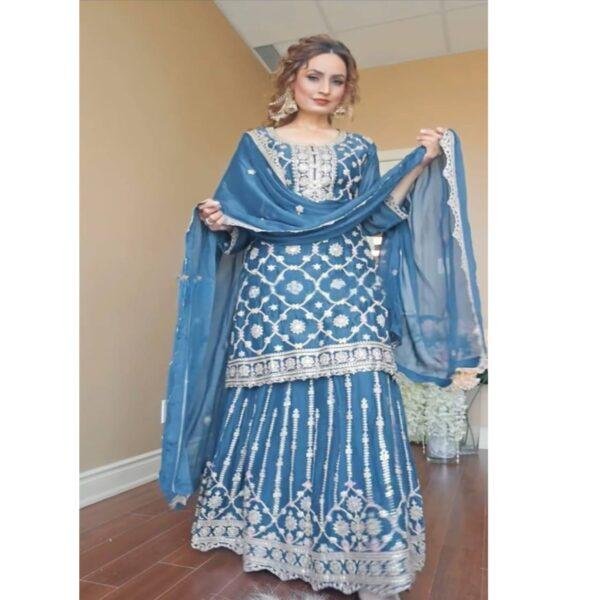 Pure Heavy Chinnon Silk With Heavy