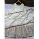 DRESS CHINON WITH EMBROIDERY