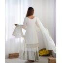 Heavy Chinnon Silk With Embroidery