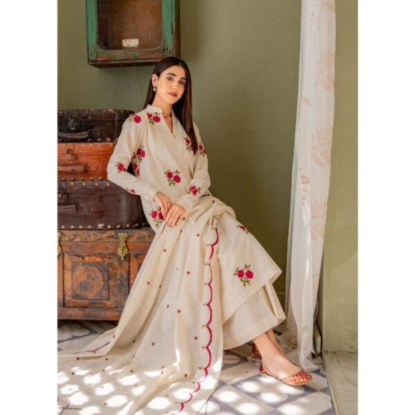 New printed suit with state plazo set - Image 3