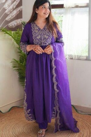 VISCOSE CHANDERI WITH SEQUENCE