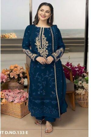 FOX GEORGETTE EMBROIDERED