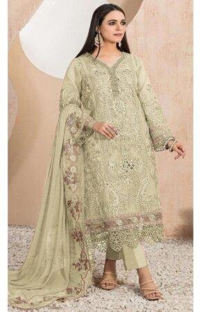 Heavy Orgenza With Boring Embroidery