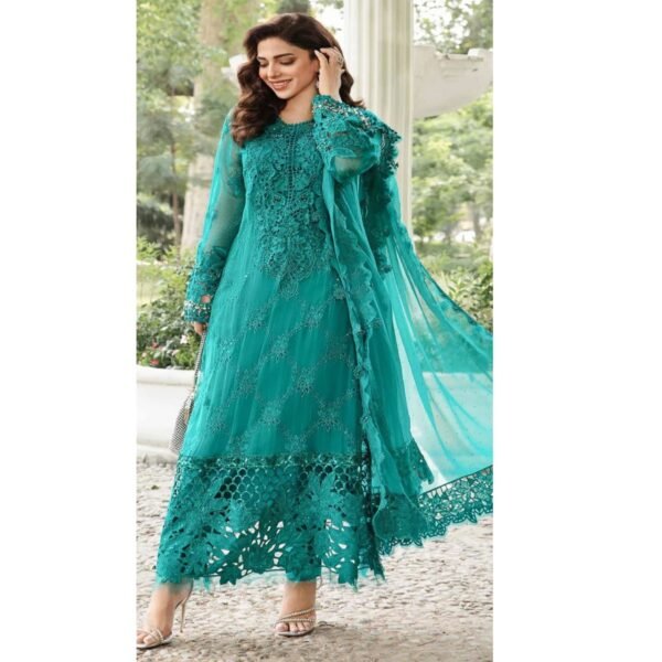 BLOOMING FOX GEOREGETTS WITH HAVYE EMBROIDERY
