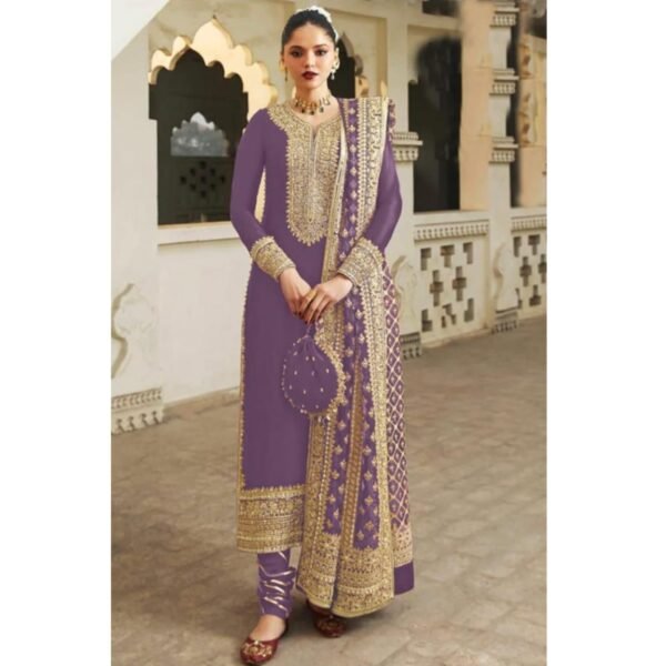 Designer Georgette Suit with Dupatta - Image 2