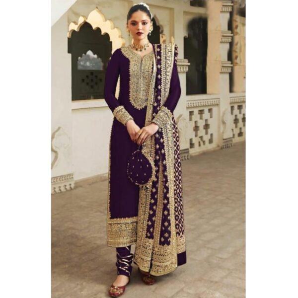 Designer Georgette Suit with Dupatta - Image 3