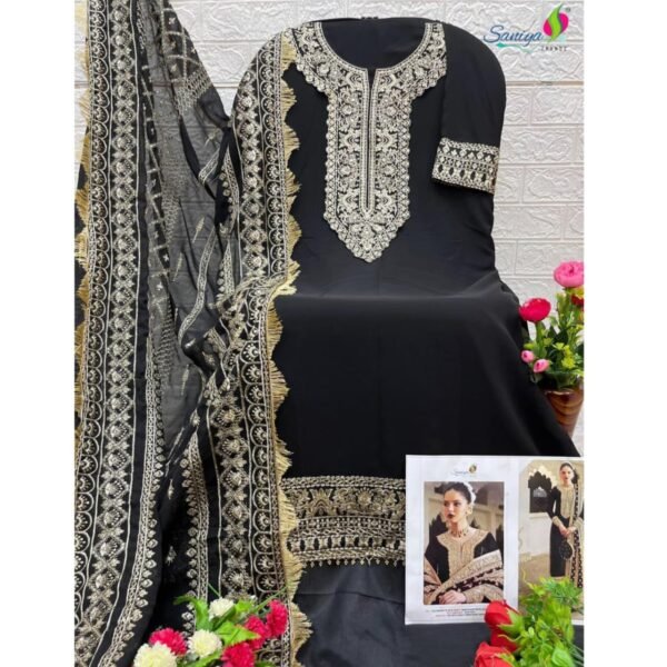 Designer Georgette Suit with Dupatta - Image 4