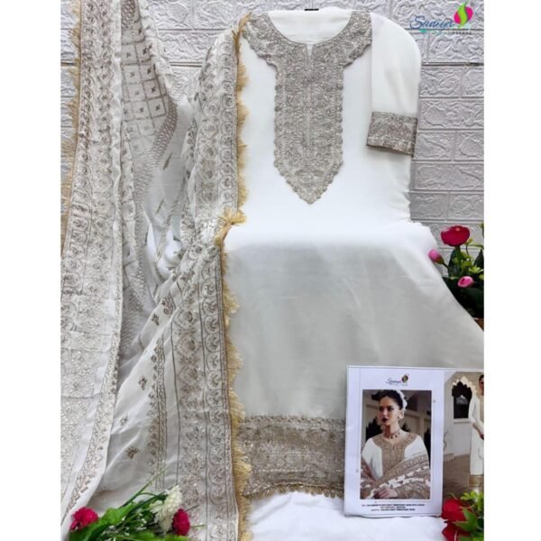 Designer Georgette Suit with Dupatta - Image 5