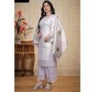 Premium Gorgete Top with beautiful chikankari