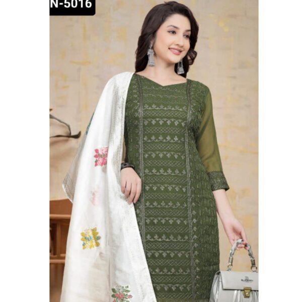 Premium Gorgete Top with beautiful chikankari - Image 3